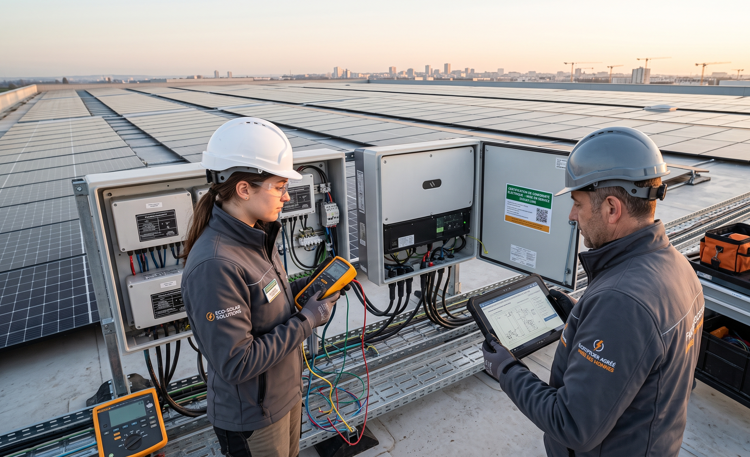 Tableau électrique mis aux normes par Stelovia dans des locaux professionnels